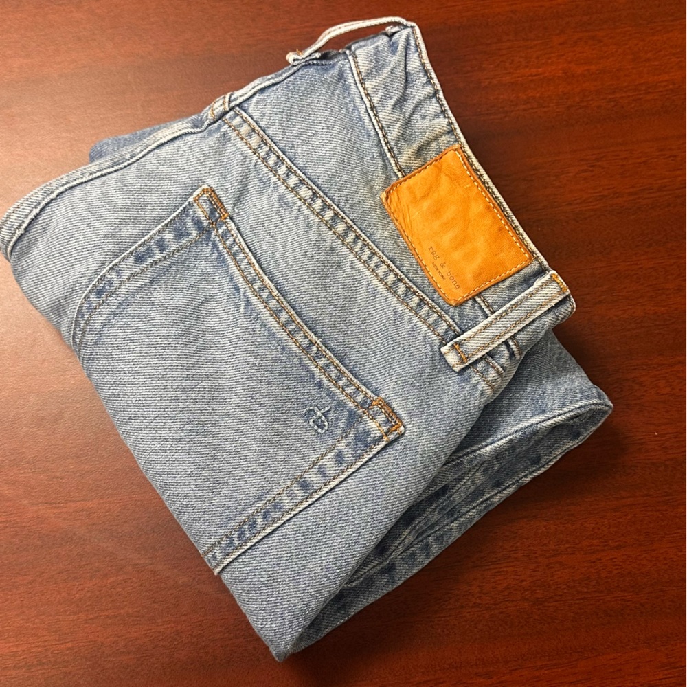 rag & bone Jeans Womens Size 25 Nina High Rise Ankle Cigarette Light Wash